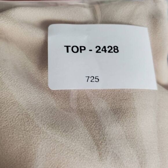 Forever 21 Nude Blouse Small Long Sleeve Crochet Lace Raglan Top Feminine Chic - Picture 8 of 8